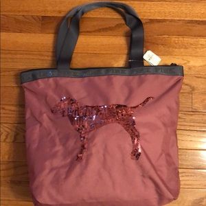Pink Victoria’s Secret New Zippered Tote Bag